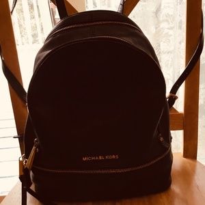 Michael Kors backpack purse black
